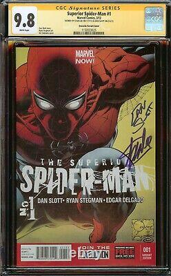 Superior Spider-Man #1 CGC 9.8 Signed Stan Lee, Dan Slott Variant Edition 2013