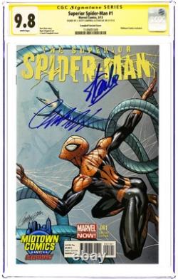 Superior Spider-Man #1 Campbell Midtown CGC 9.8 SS Stan Lee/Campbell 2013