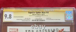 Superior Spider-Man #16 CGC 9.8 Sketch Cover Signed by Stan Lee & Humberto Ramos