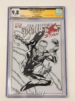Superior Spider-Man #16 CGCxJSA SS 9.8 Stan Lee Signed Sketch Variant Signature
