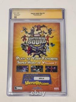 Superior Spider-Man #16 CGCxJSA SS 9.8 Stan Lee Signed Sketch Variant Signature