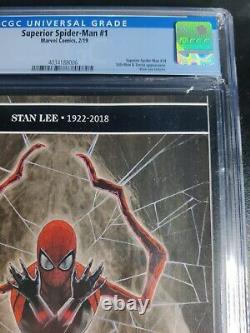 Superior Spider-man #1 Stan Lee Tribute Cgc 9.6