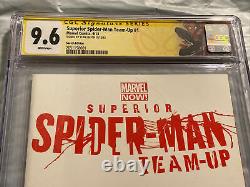 Superior Spider-man Team-up #1 Cgc Ss 9.6 Nm Stan Lee Blank Sketch Vhtf