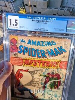THE AMAZING SPIDER-MAN #13 1964 CGC 1.5 (Mysterio 1st app) Marvel Comics