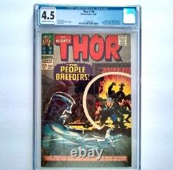 THOR # 134 CGC 4.5 1st High Evolutionary Villain in Guardians 3 movie 1966