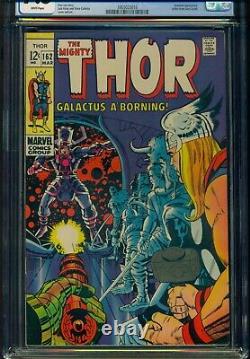 THOR #162 CGC 7.5 VF- Marvel Comics GALACTUS ORIGIN App STAN LEE JACK KIRBY KEY