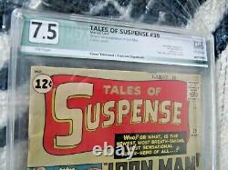 Tales Of Suspense #39 (1st Ironman) Stan Lee Signature Pgx 7.5 No Cgc Holy Grail