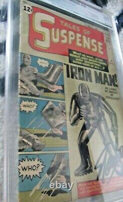 Tales Of Suspense #39 (1st Ironman) Stan Lee Signature Pgx 7.5 No Cgc Holy Grail