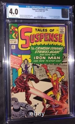 Tales Of Suspense #52 Cgc 4.0 (1964) 1st Black Widow! Key Silver Age Stan Lee