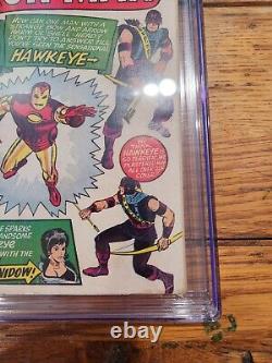 Tales Of Suspense 57 CGC 4.0 OWithWP 1st Hawkeye Stan Lee Black Widow Marvel 1964