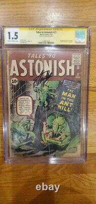 Tales To Astonish #27 1st Ant-man 01/62 Cgc 1.5 Ss Signature Series Stan Lee