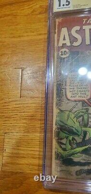Tales To Astonish #27 1st Ant-man 01/62 Cgc 1.5 Ss Signature Series Stan Lee