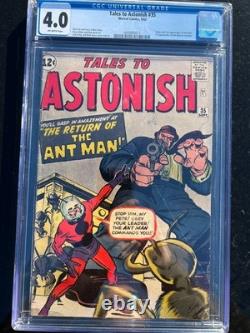 Tales To Astonish 35 1962 Marvel Comics CGC VG 4.0 Origin & 2nd App Ant-Man