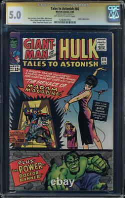 Tales To Astonish #66 Cgc 5.0 Oww Stan Lee Ss Leader App #1206487002