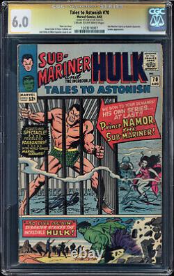 Tales To Astonish #70 Cgc 6.0 Ss Stan Lee Signed Cgc #1203310007