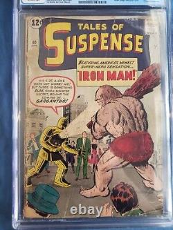 Tales of Suspense 40 CGC 2.0 2ND app IRON MAN. 1st gold suit Ton Stark 1963