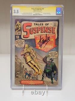 Tales of Suspense #47 CGC 3.5 Comic Signed Stan Lee 1st Appearance The Melter