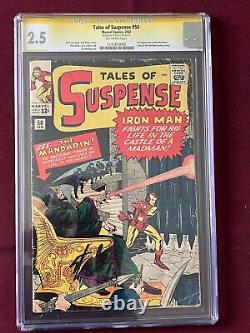 Tales of Suspense #50 CGC 2.5 signed by Stan Lee 1st App Mandarin Marvel