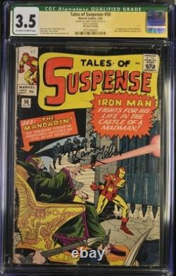 Tales of Suspense #50 UK Price Variant CGC 3.5 Signed Larry Lieber Qualified