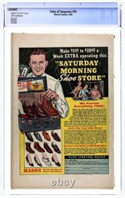 Tales of Suspense #52 CGC 1.8 1964 4655588002 1st app. Black Widow