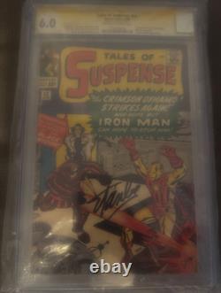 Tales of Suspense #52 (Marvel Comics April 1964) CGC 6 Signed By Stan Lee
