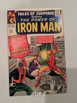 Tales of Suspense #56 7.5 KEY! Iron Man! (1st Unicorn!) 1964 Marvel Comics