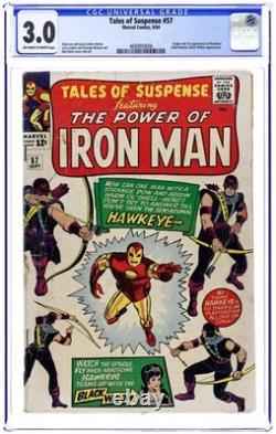 Tales of Suspense #57 CGC 3.0 1964 4600959006 1st app. Hawkeye