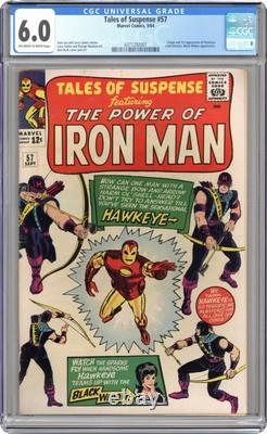 Tales of Suspense #57 CGC 6.0 1964 4371292001 1st app. Hawkeye