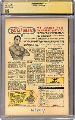 Tales of Suspense #76 CGC 7.5 SS Signed John Romita Sr