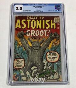 Tales to Astonish #13 CGC 3.0 KEY! (1st GROOT! Jack Kirby!) 1960 Atlas/Marvel