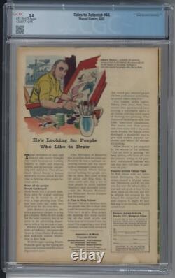 Tales to Astonish 44 CGC 3.0 G/VG Origin & 1st App Wasp Janet Van Dyne 1963