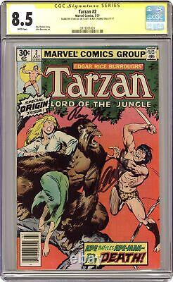 Tarzan #2 CGC 8.5 SS Stan Lee/Thomas 1977 0319261003