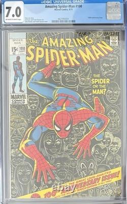 The Amazing Spider-Man #100 (Marvel Comics September 1971) CGC 7.0 White Pages