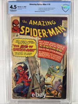 The Amazing Spider-Man #18 (Marvel Comics 1964) CBCS 4.5 1st Ned Leeds Not CGC