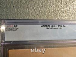 The Amazing Spider-Man #27, CGC 8.0, Silver Age, Stan Lee Story, DITKO ART
