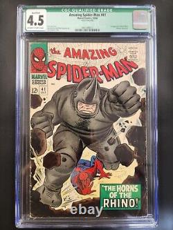 The Amazing Spider-Man #41 4.5 CGC Qualified (Marvel Comics October 1966)