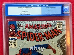 The Amazing Spider-Man #43 (Marvel Comics December 1966) Graded 9.0 CGC Slabbed