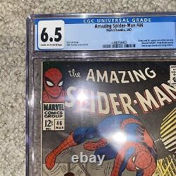 The Amazing Spider-Man #46 CGC 6.5 1967 I 1st app. Shocker Marvel Key Stan Lee