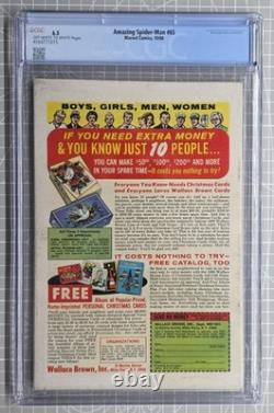 The Amazing Spider-Man 65 CGC 6.5 1968 Stan Lee & John Romita Graded Comic