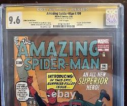 The Amazing Spider-Man #700 Marvel CGC 9.6 Ditko Variant Stan Lee Signed