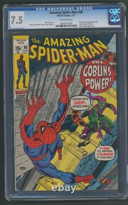 The Amazing Spider-Man #98 CGC 7.5 Green Goblin Marvel 1971