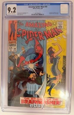 The Amazing Spiderman #59 CGC 9.2 NM- 1st Mary Jane Cover John Romita Stan Lee