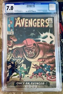 The Avengers #23, CGC 7.0. Marvel Comics, 1965. 1st Ravonna Renslayer, Kang app