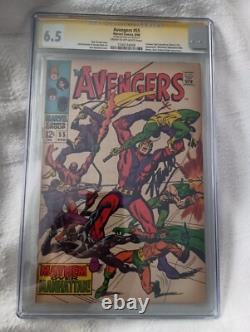The Avengers #55 CGC SS 6.5. Signed by Stan Lee. 1st Appearance of Ultron