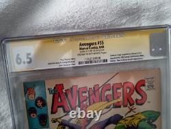 The Avengers #55 CGC SS 6.5. Signed by Stan Lee. 1st Appearance of Ultron
