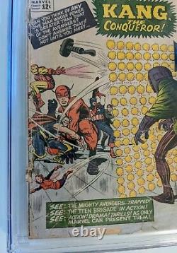 The Avengers #8, CGC 1.0 Inc, Stan Lee, Jack Kirby, first app Kang the conqueror