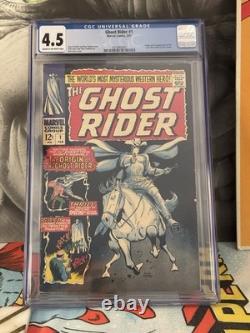 The Ghost Rider #1 CGC 4.5 Marvel Comics 1967 Ghost Rider 1st Appearance VG+ KEY