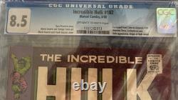 The Incredible Hulk #102 Graded 8.5 CGC (1968 Following Tales To Astonish #101)