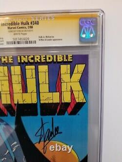 The Incredible Hulk 340 CGC 9.6 NM+ SS Signed by Stan Lee, WP Todd McFarlane Key
