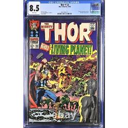 The Mighty Thor #133 (1966) CGC 8.5 White Pages Marvel Comics Key Issue 1st Ego